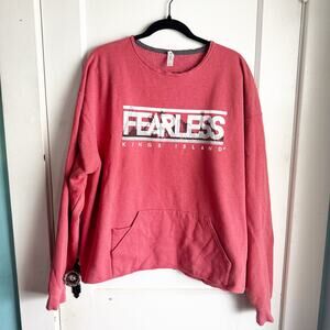 Kings Island KI Cincinnati Ohio FEARLESS Spellout Rollercoaster Sweatshirt 2XL